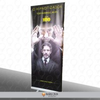 Banner Roll Up em Lona para Divulgação de Filme 